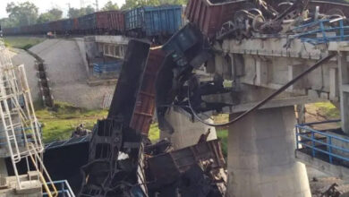 Photo of बड़ा रेल हादसा, अनूपपुर के पास 20 डिब्बे पुल से नीचे गिरे, बिलासपुर से कटनी जा रही थी मालगाड़ी