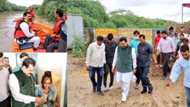 Photo of MP में बाढ़ से हाल बेहाल- बाढ़ ग्रस्त क्षेत्रों का नरोत्तम मिश्रा ने किया दौरा